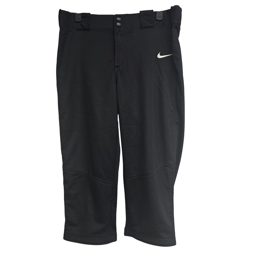 Nike Girls XL Black Softball Pants Fastpitch Baseball Youth XL AV6835-010